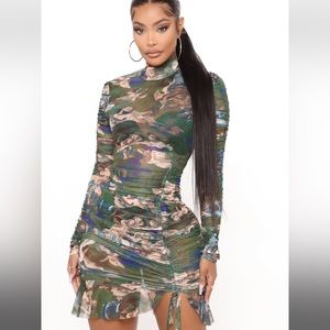 Fashionova Angelic ruched dress